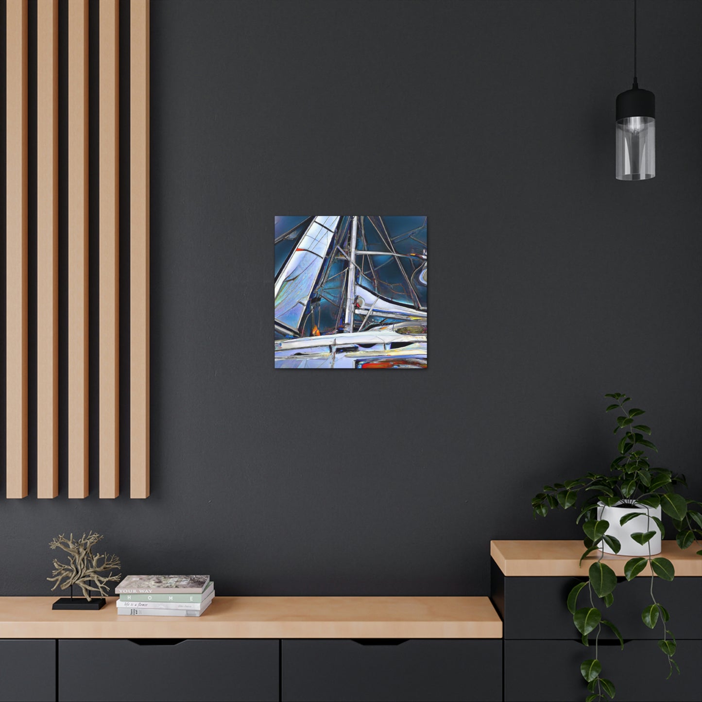 "Yacht on the Horizon" - Canvas