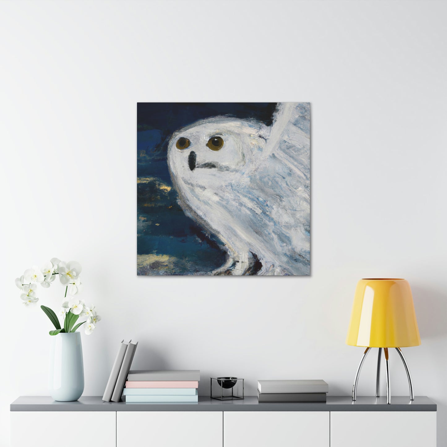 Snowy Owl Majesty - Canvas