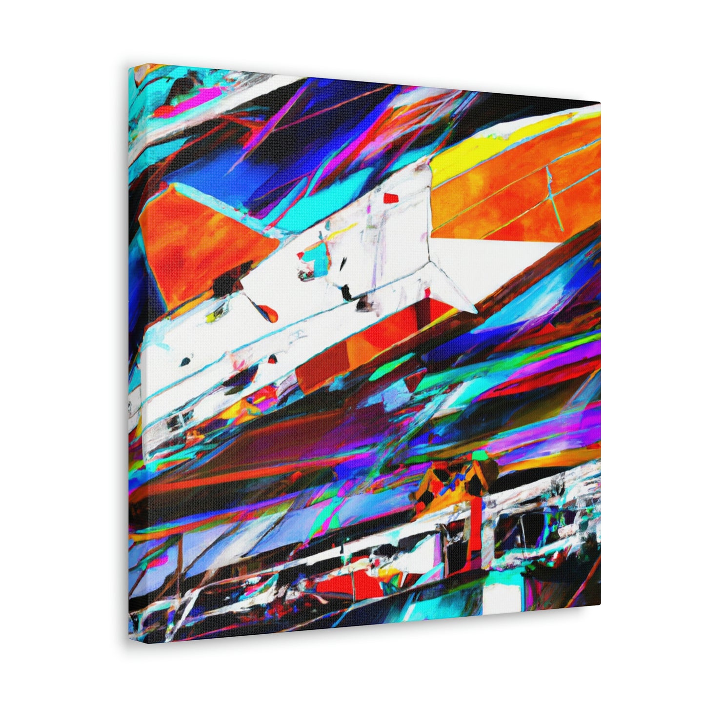 "Space Shuttle Fauvism" - Canvas