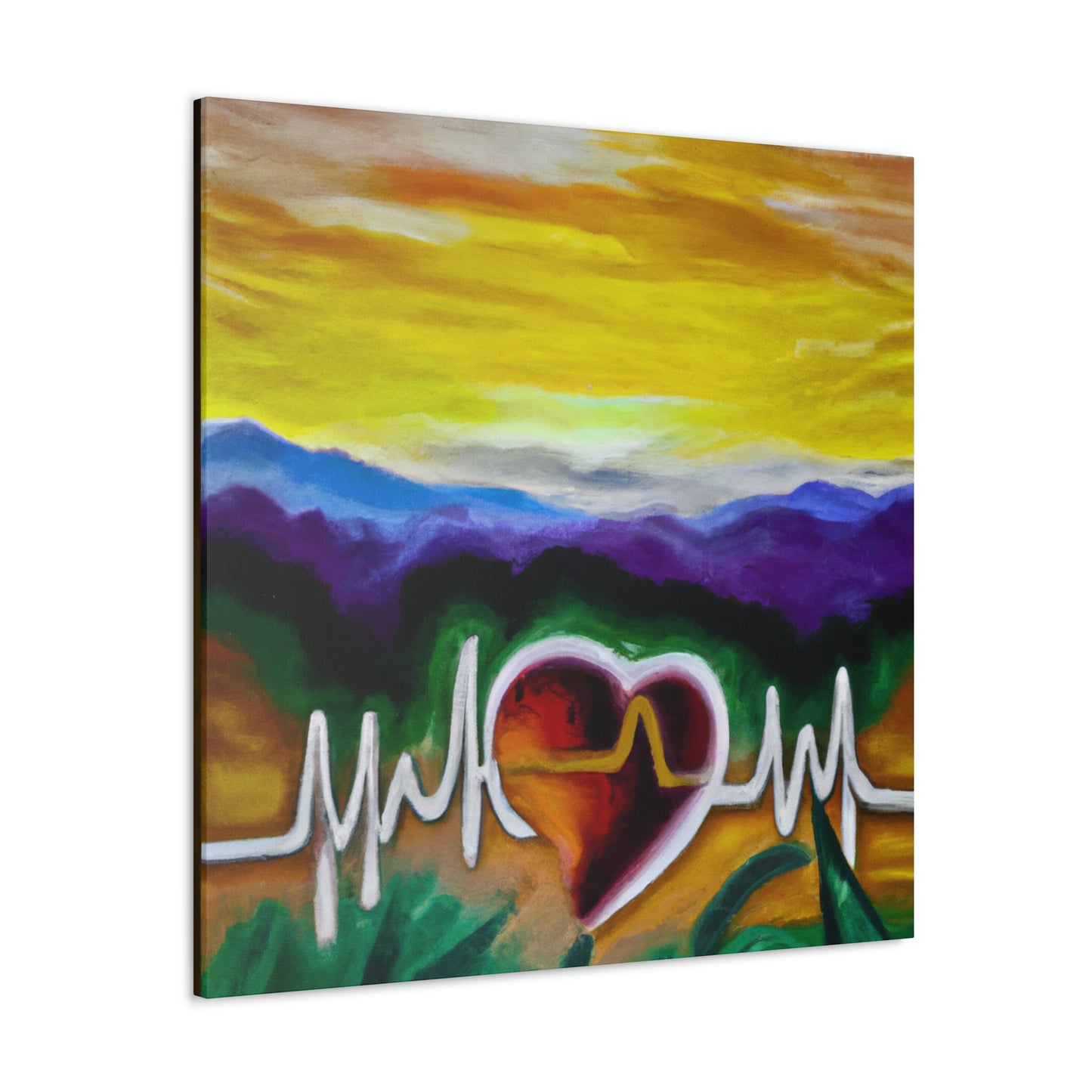 Love's Beatitudes. - Canvas