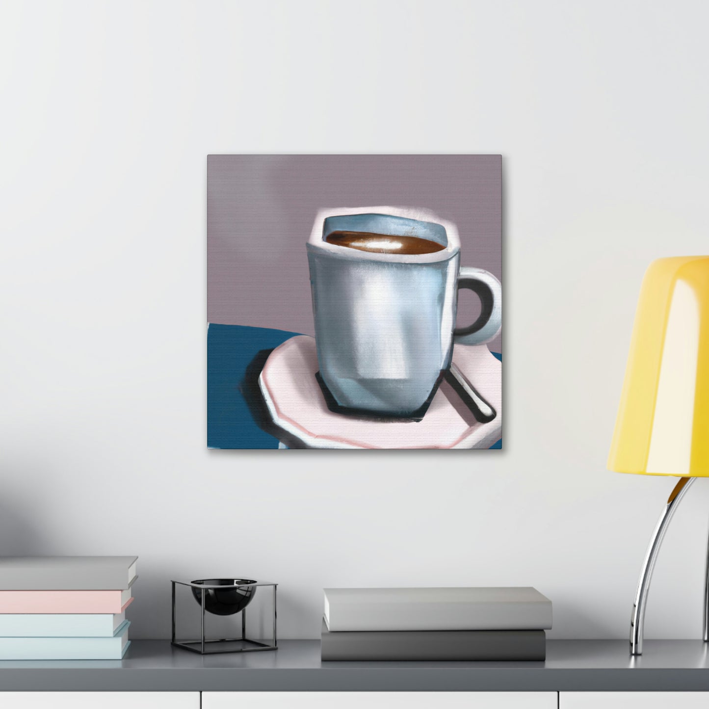 Cup of Joyful Coffee - Canvas