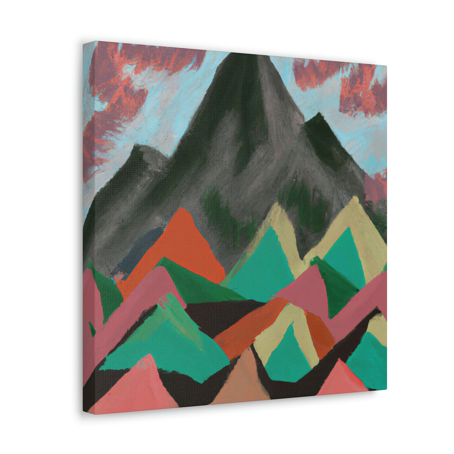 Mountain Majesty Mosaic - Canvas