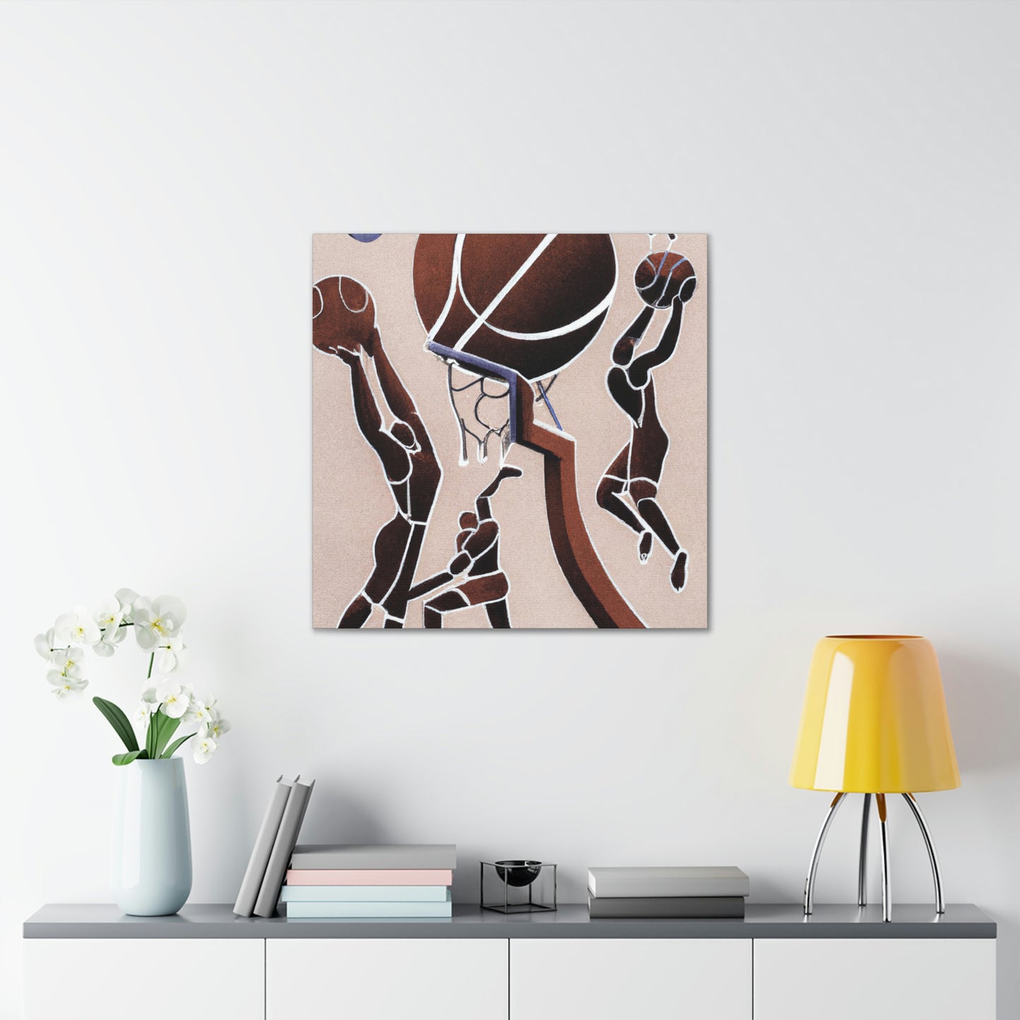 "Basket Shooting Surrealism". - Canvas