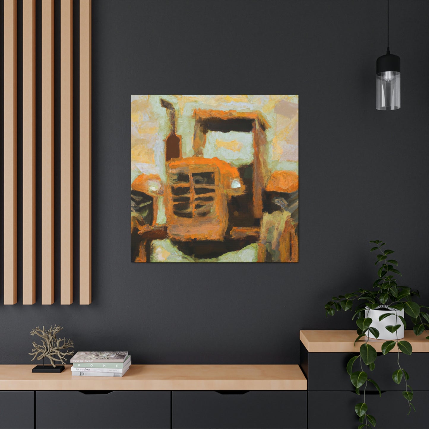 Tractor in the Wheat - Canvas