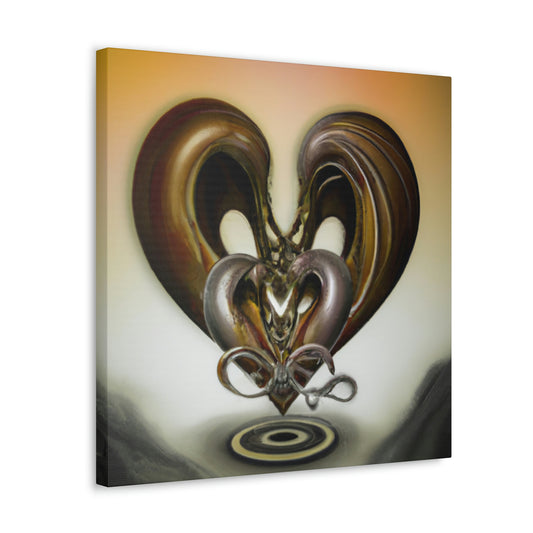 Intertwined Hearts Unite - Canvas