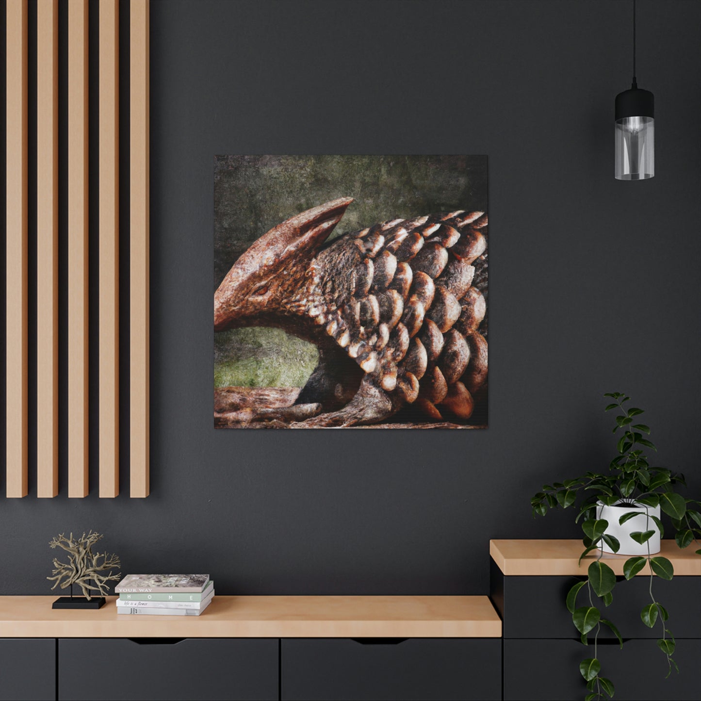 "Pangolin in India's Soul" - Canvas