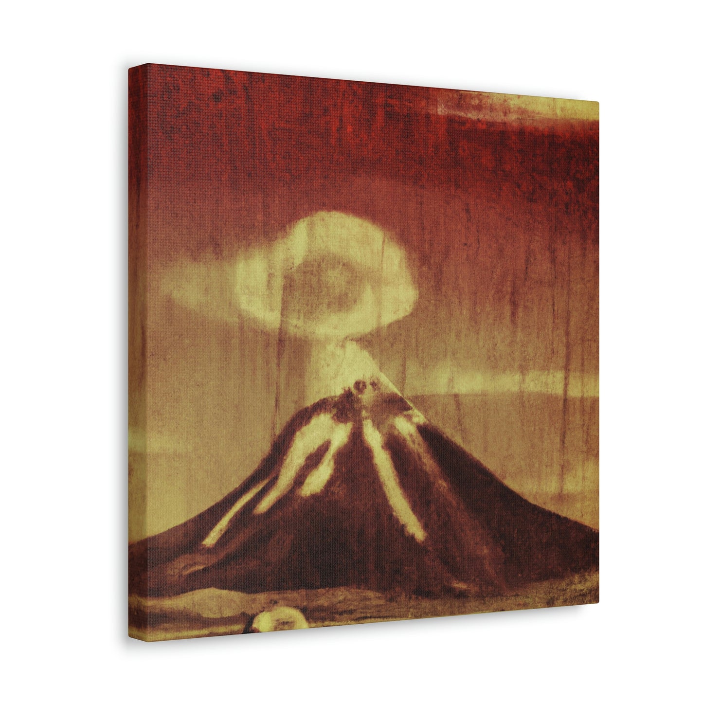 Volcano Burst of Color - Canvas