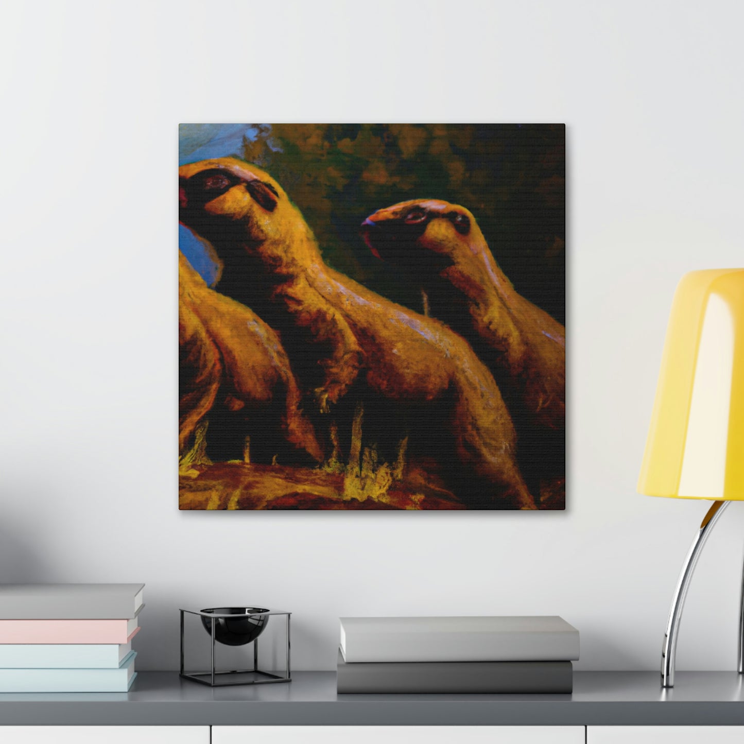 "Prairie Dog Expressionism" - Canvas