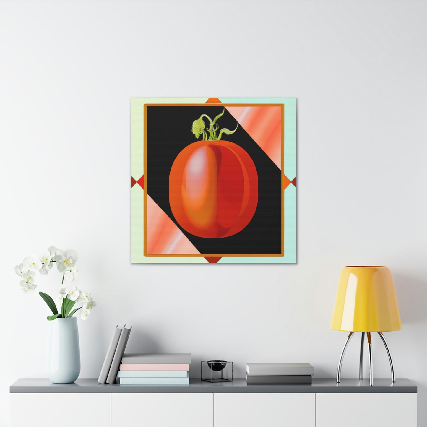 "Tomato Stardust Bouquet" - Canvas