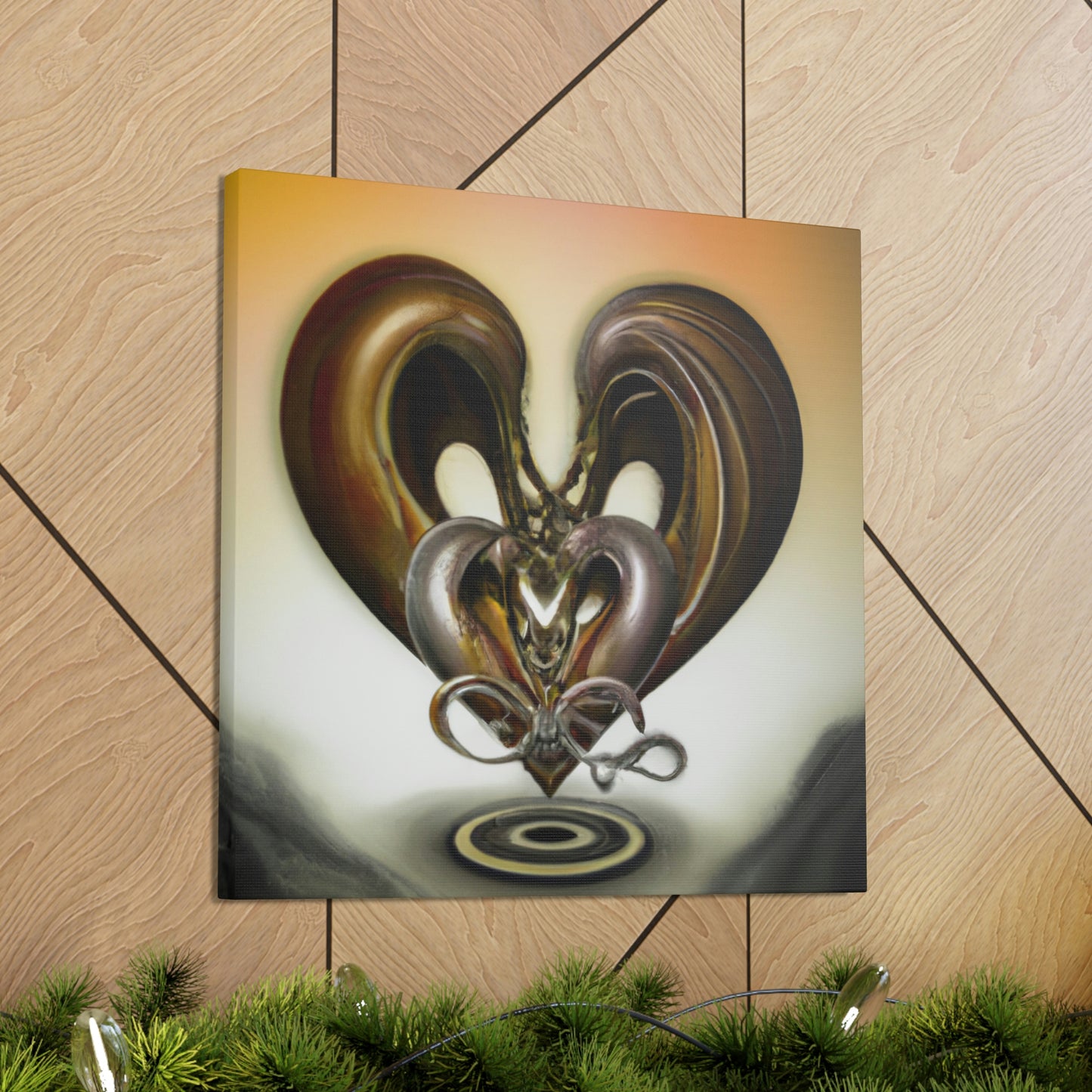 Intertwined Hearts Unite - Canvas