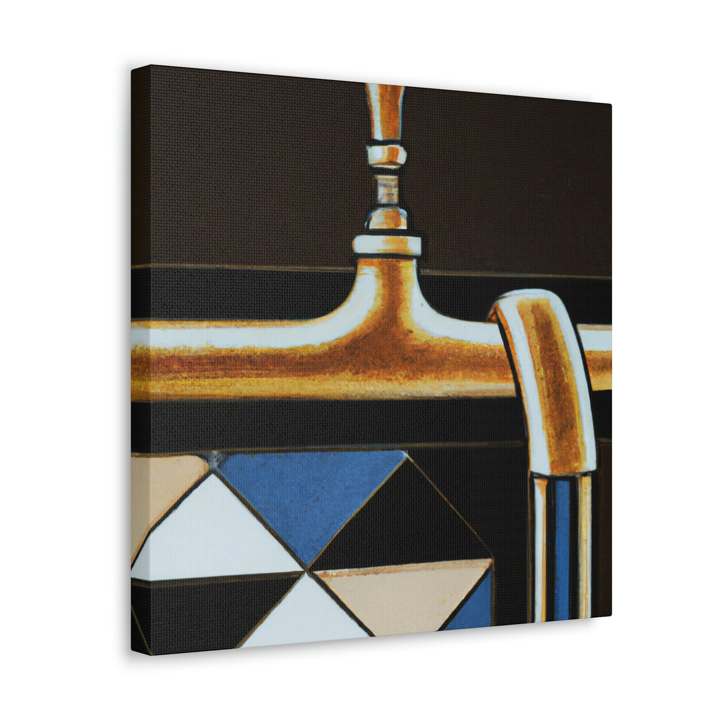 "Dancing Art Deco Bar" - Canvas