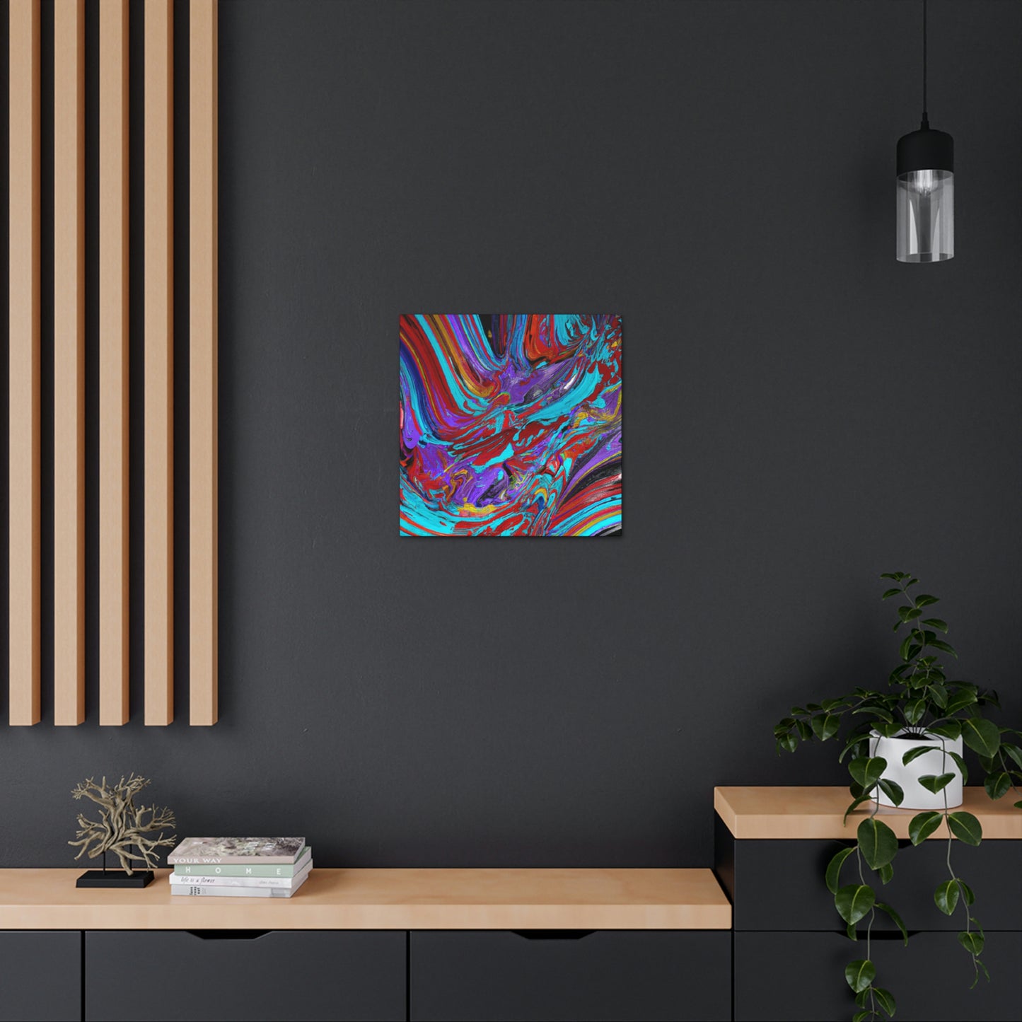 "Dynamic Flowing Melodies" - Canvas