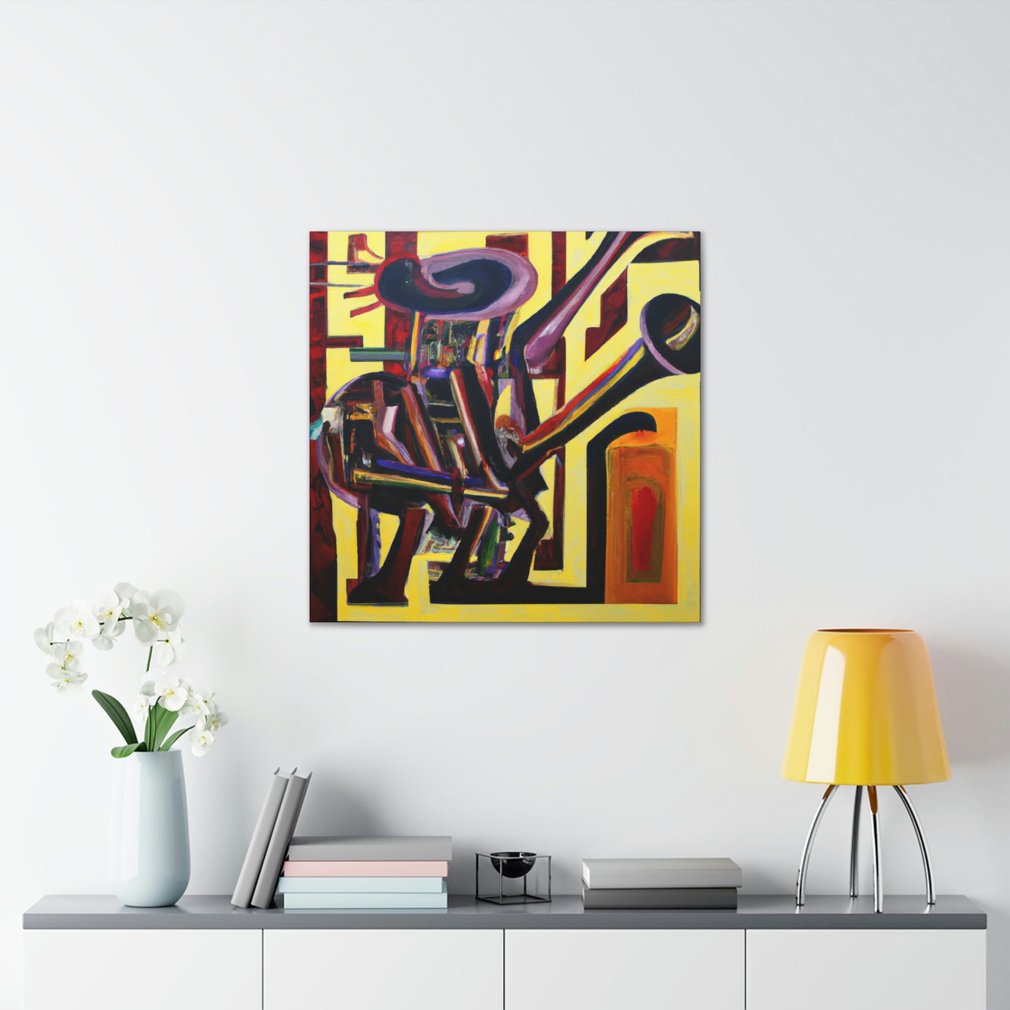 "Trumpet in Harmony" - Canvas