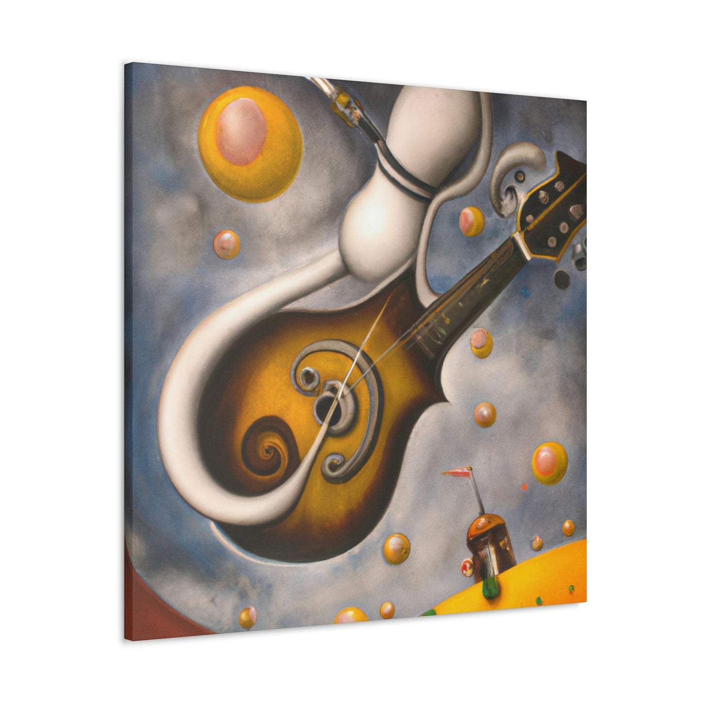 Mandolin in Surreality. - Canvas