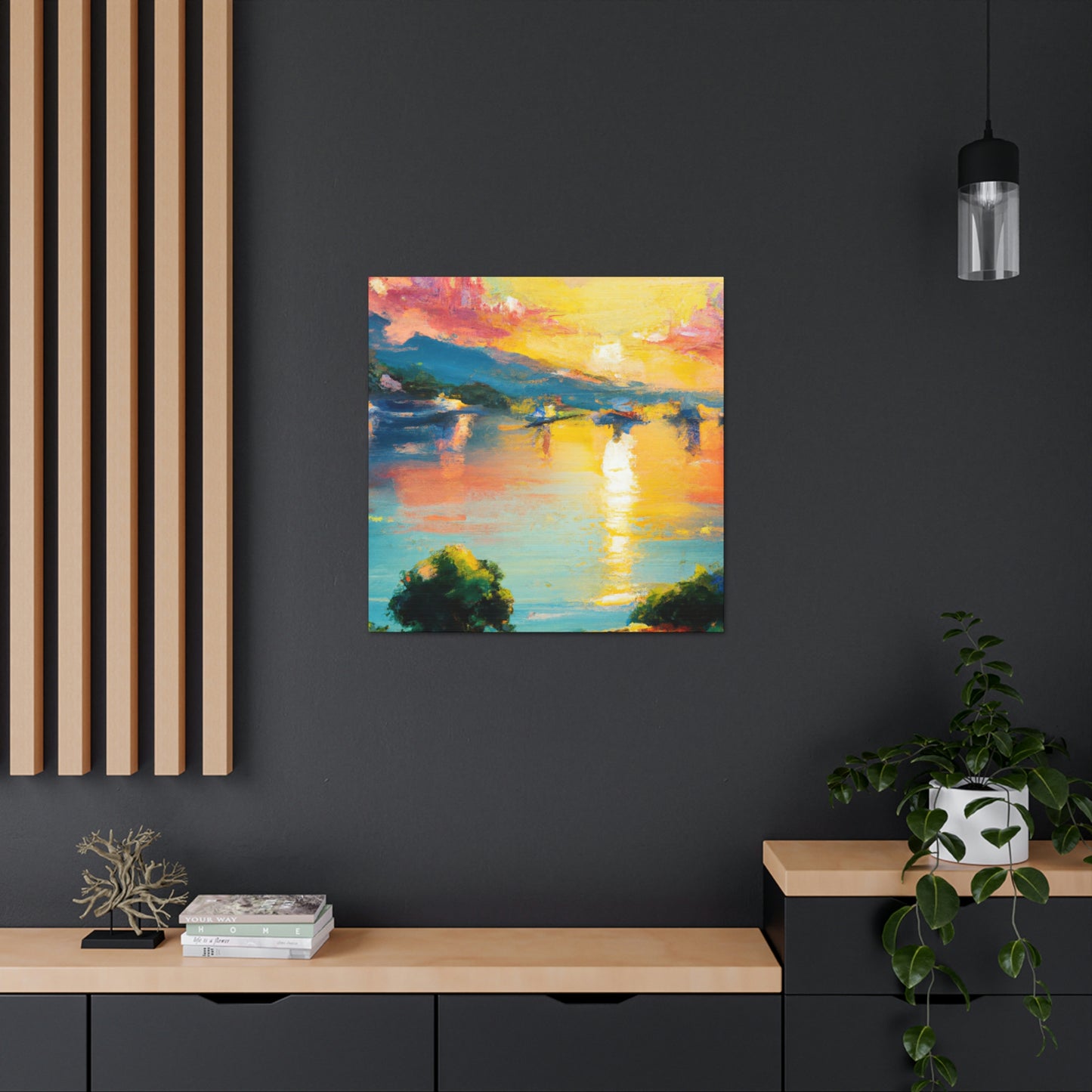 Radiant Reflections of Joy - Canvas