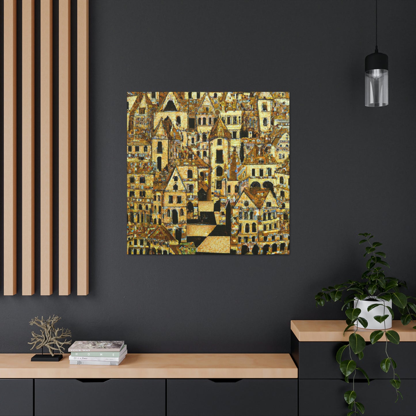 Tudor Garden Splendor - Canvas