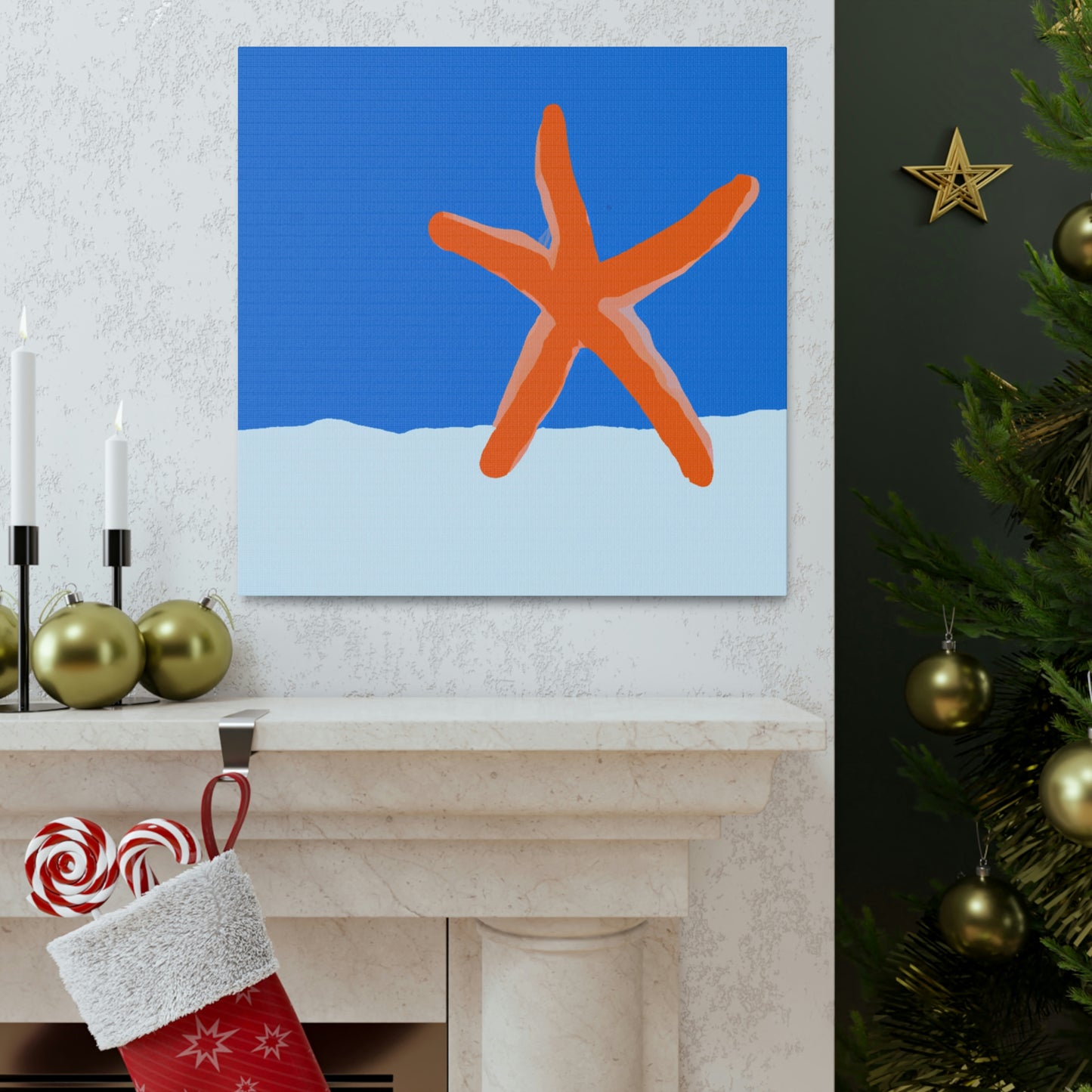 "Starfish in Minimalism" - Canvas