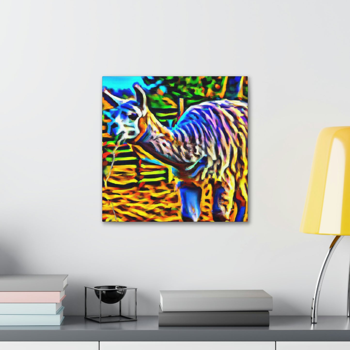 Llama at Sunrise - Canvas