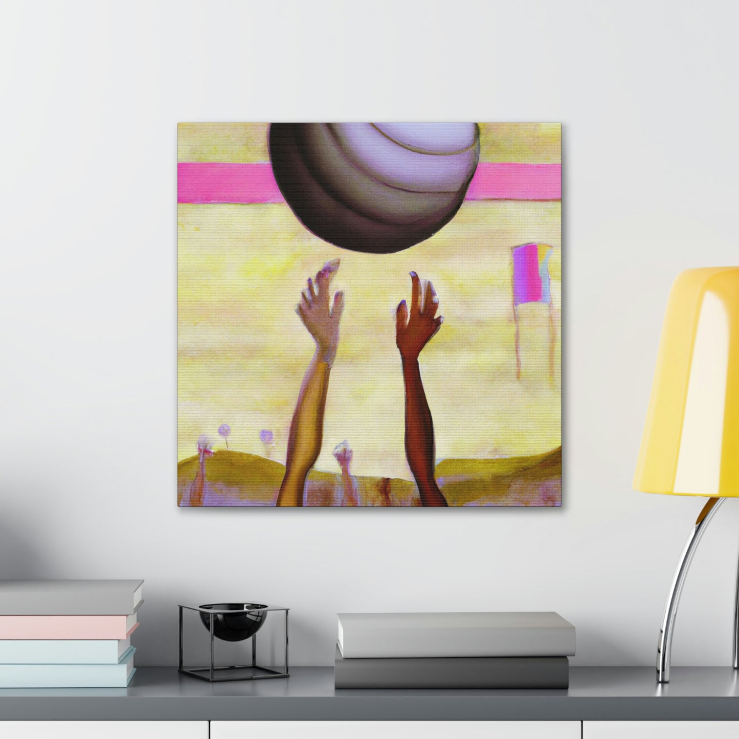 "Volleyball Dreams Surreal" - Canvas