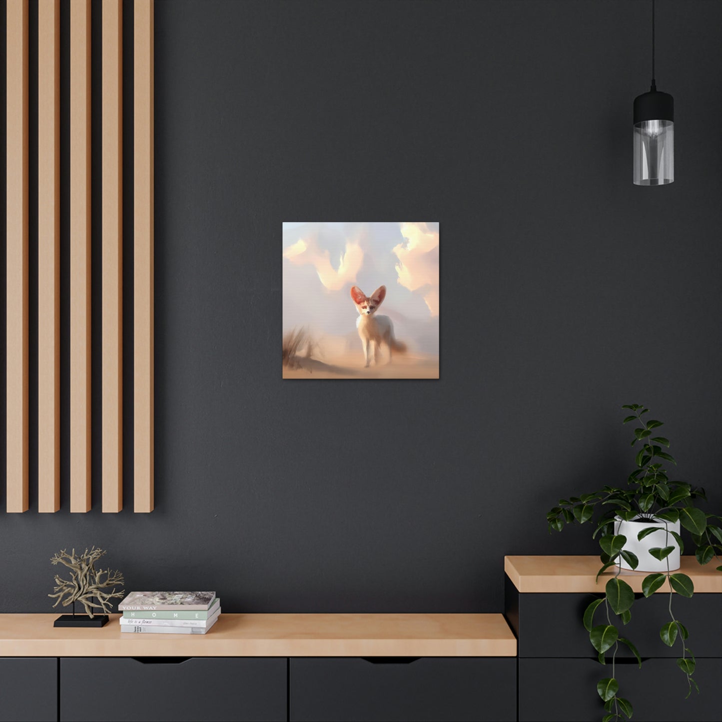 Fennec Fox Reflection - Canvas