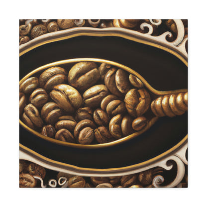 "Coffee Beans Harvested" - Canvas