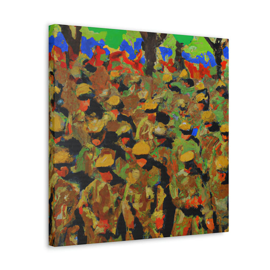 Camouflaged in Fauvism - Canvas