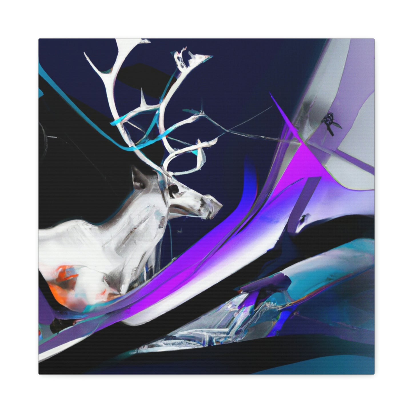 Reindeer in Winterland - Canvas