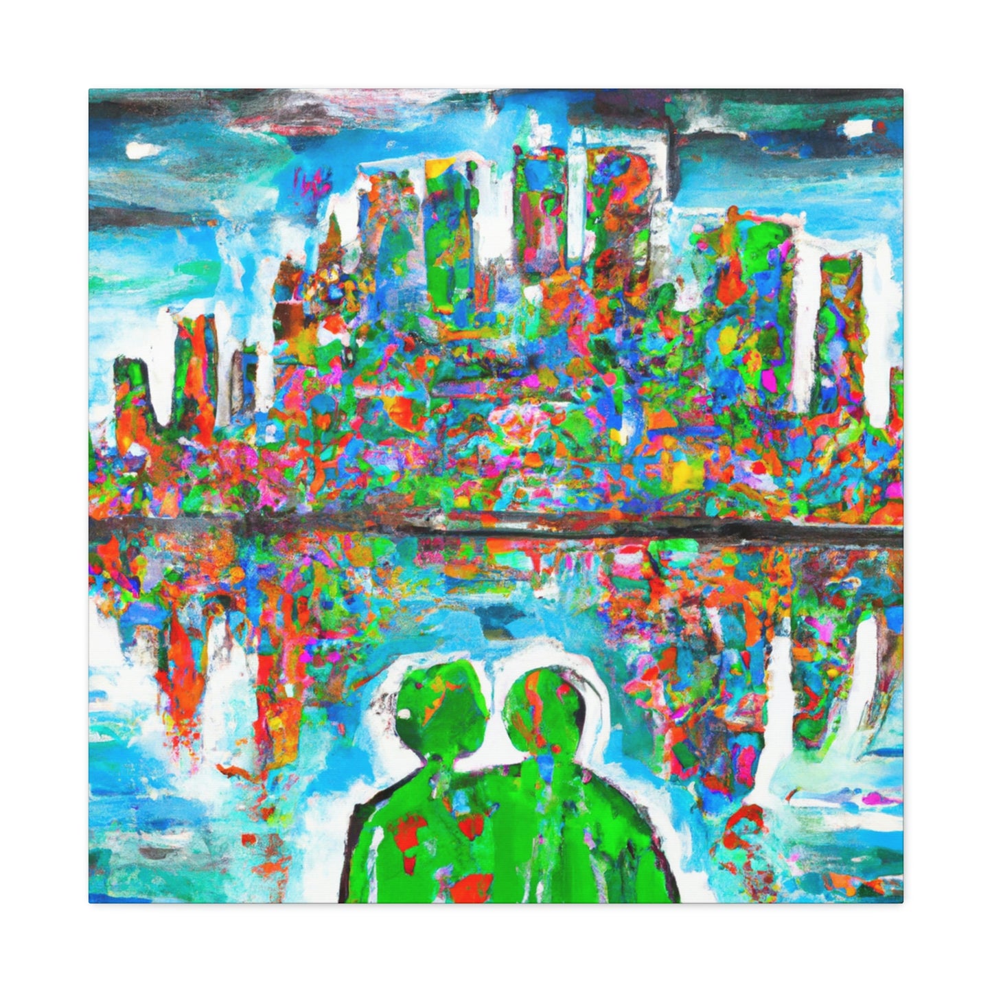 Love in the City - Canvas