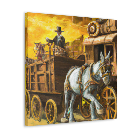 "Wagon in a Steamdream" - Canvas