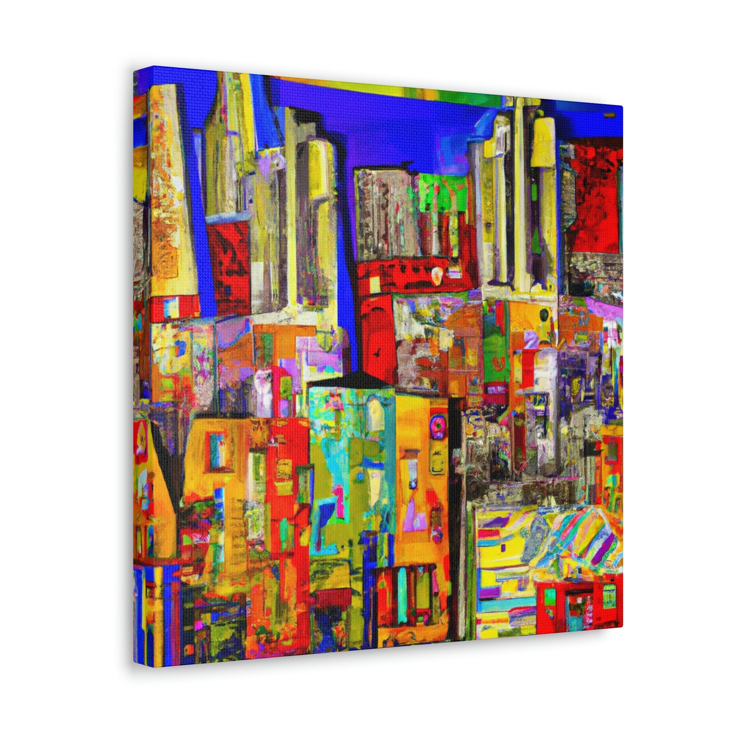 Urban Street Panorama - Canvas