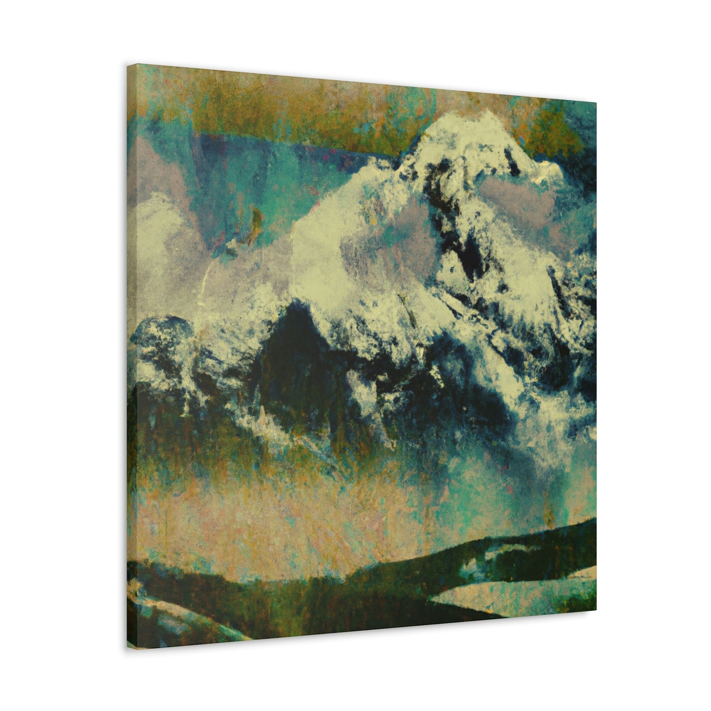 "Mountain Majesty Expressionism" - Canvas