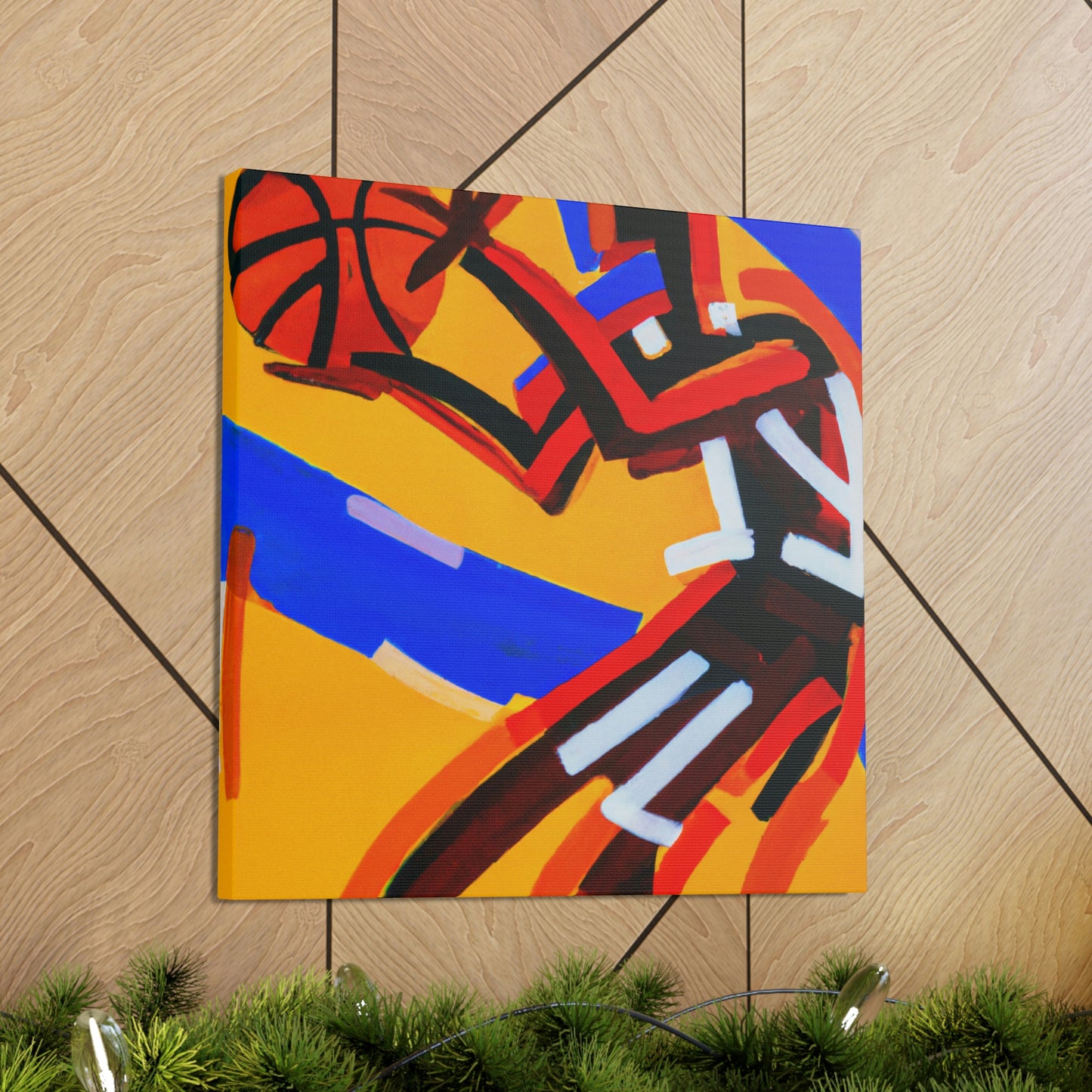 Basketball in Abstractions - Canvas