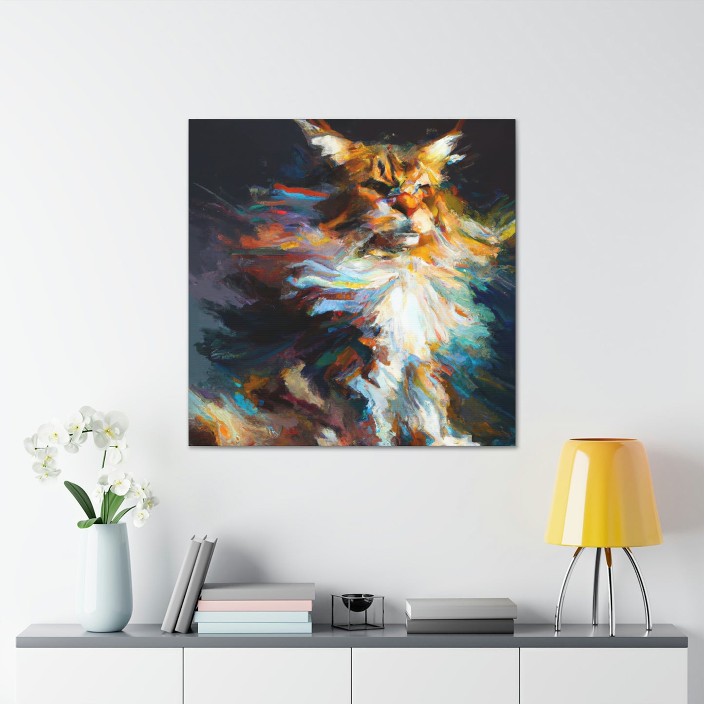 Maine Coon Mystique. - Canvas