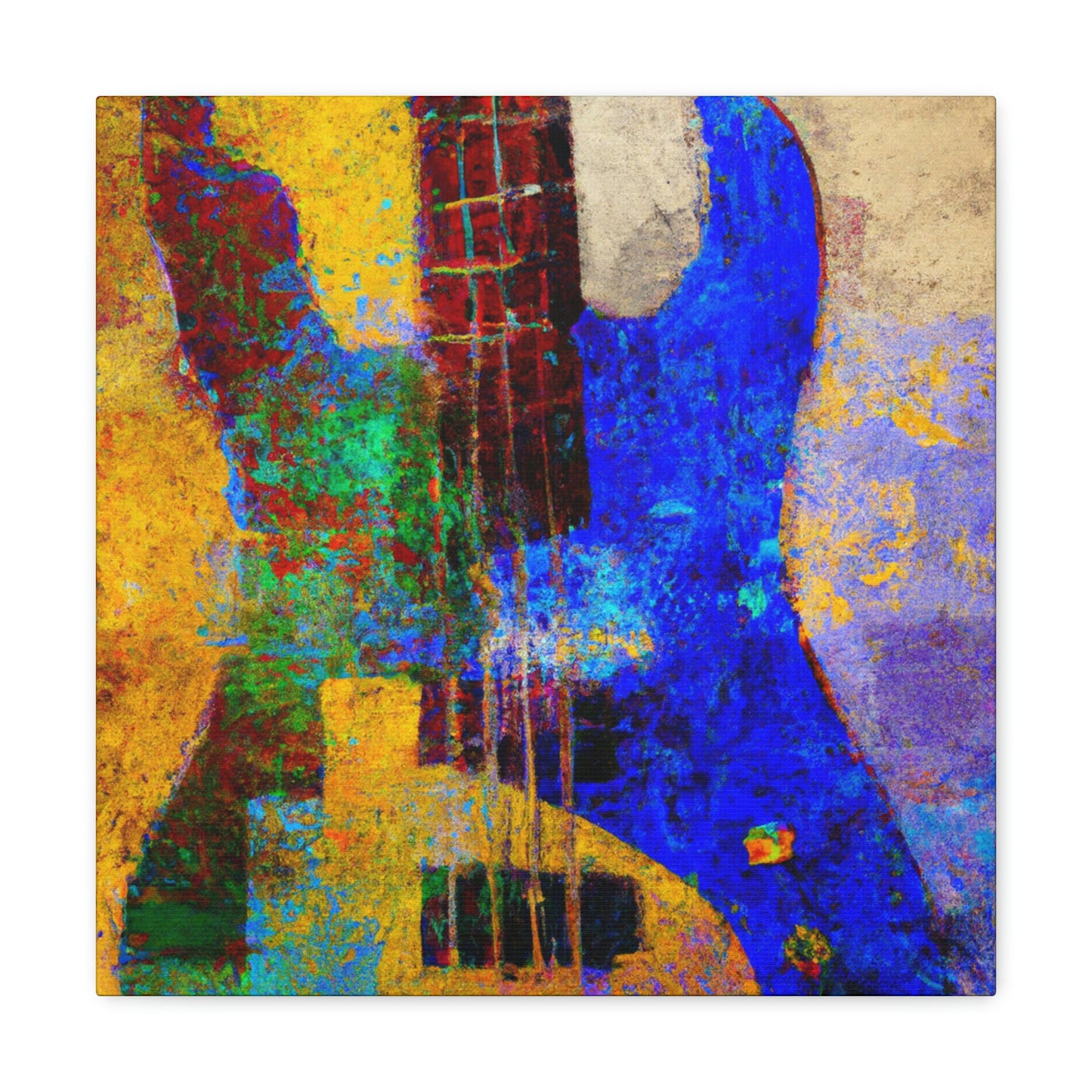 "Bass Guitar Resonance" - Canvas