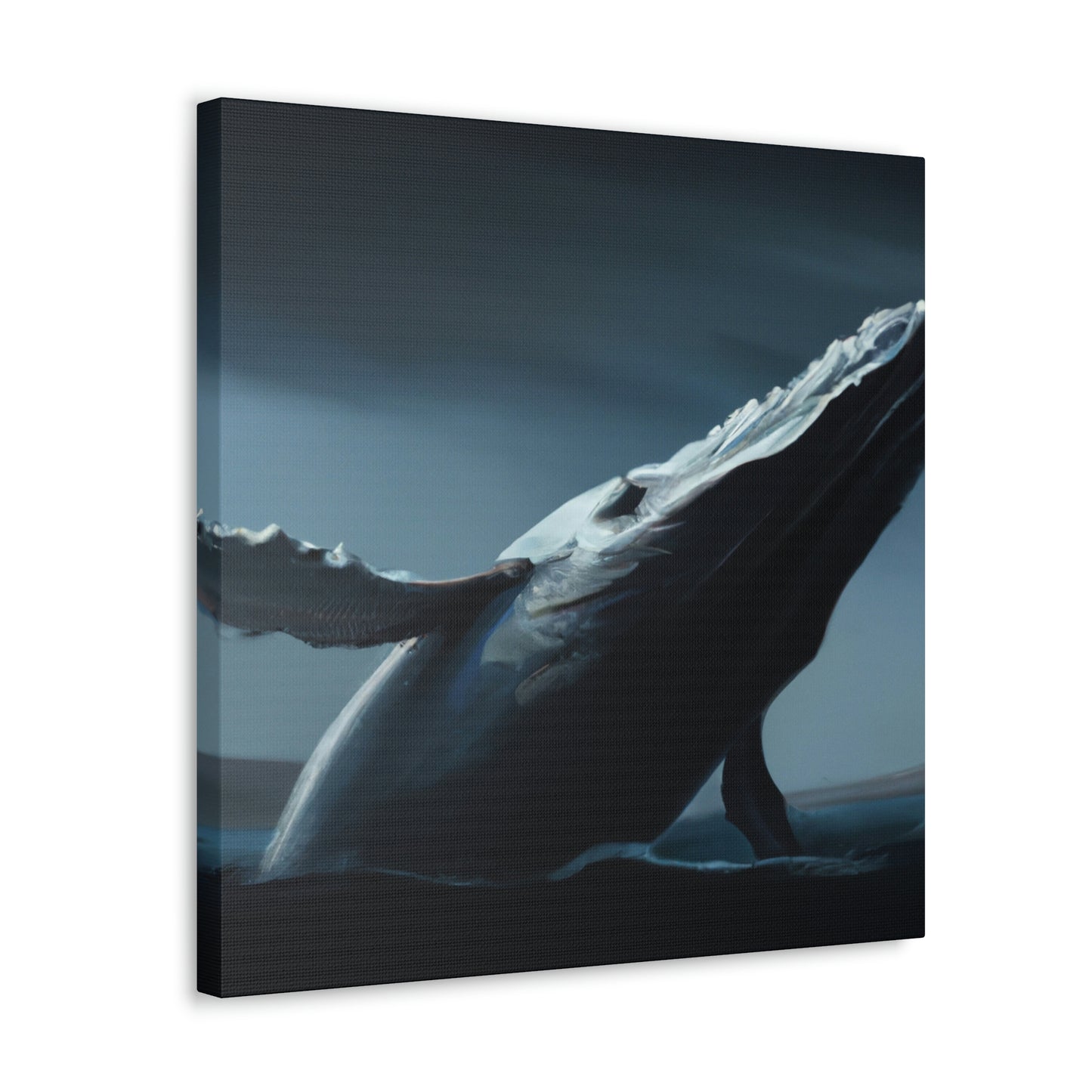 Humpback Whale in Neoclassicism - Canvas