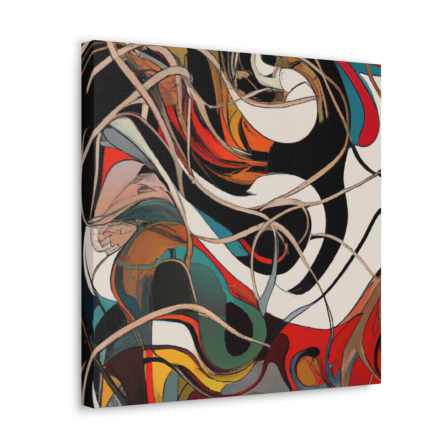 "Awe-Filled Brushstroke Symphony" - Canvas