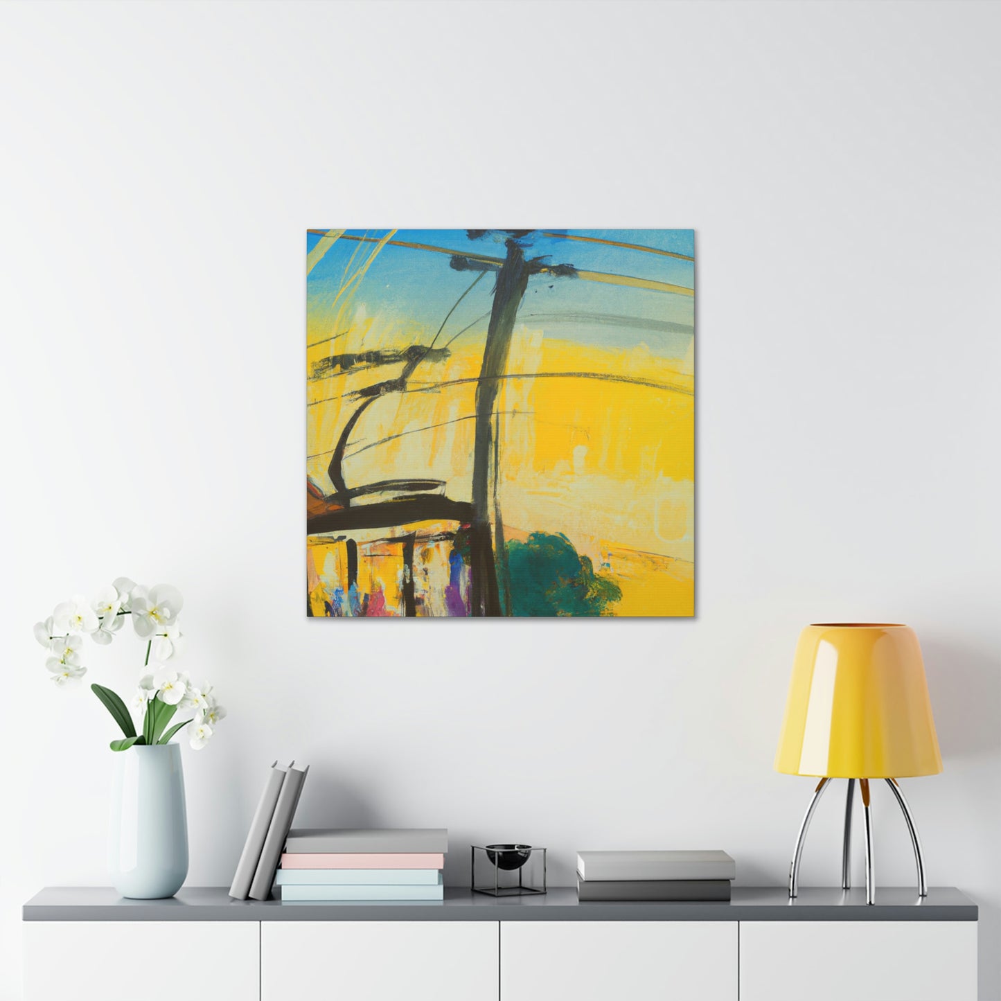 "Cable Car Expressionsim" - Canvas