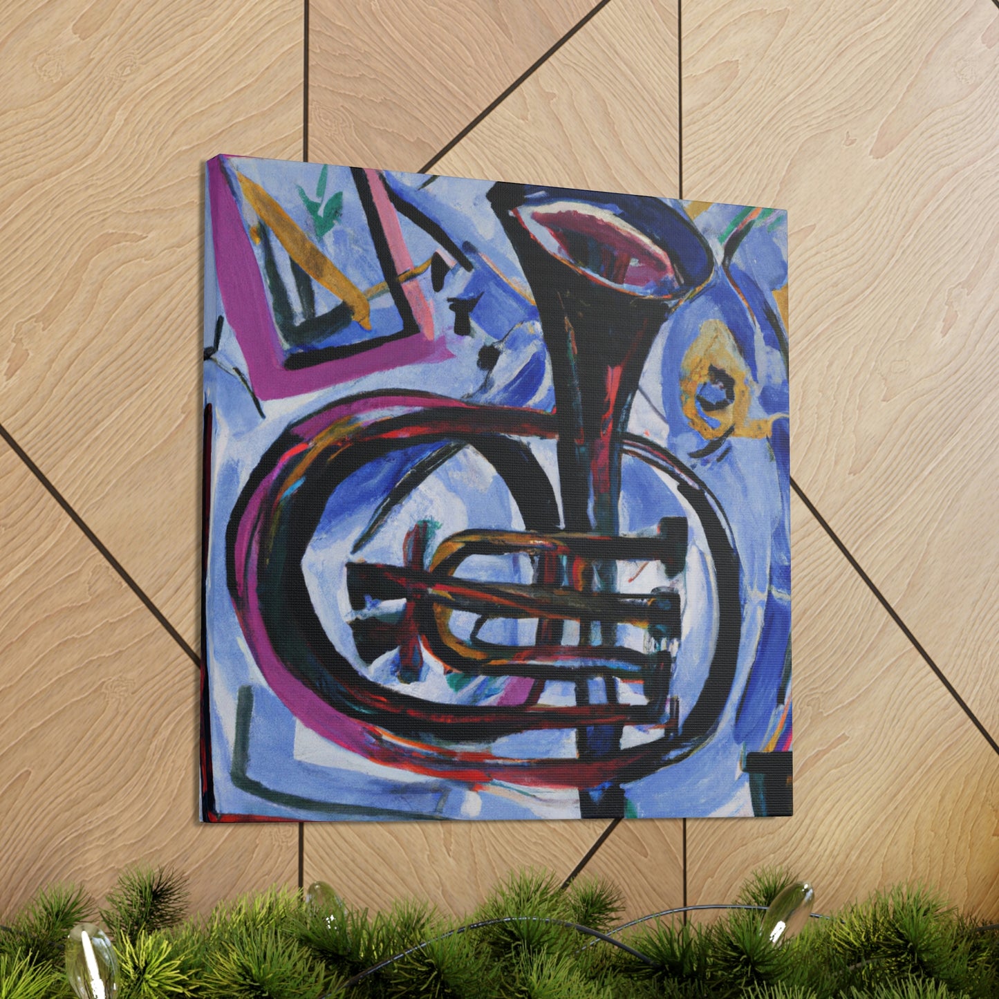 Trumpet in Expressionism - Canvas