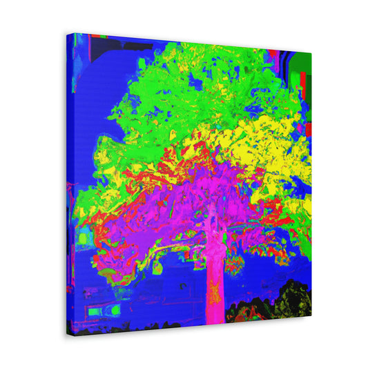 Oak Tree Expressionism. - Canvas