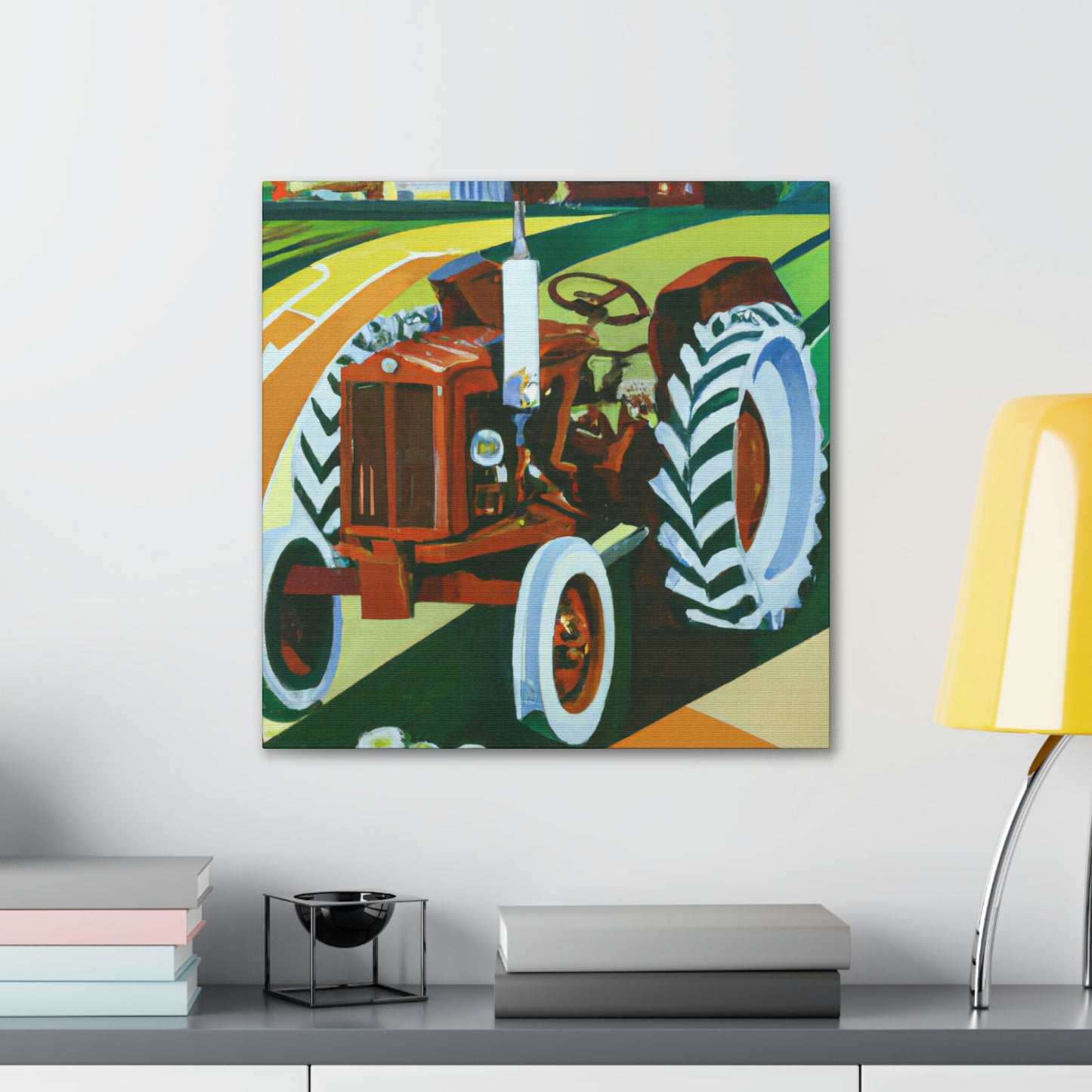 "Tractor of the Fields" - Canvas