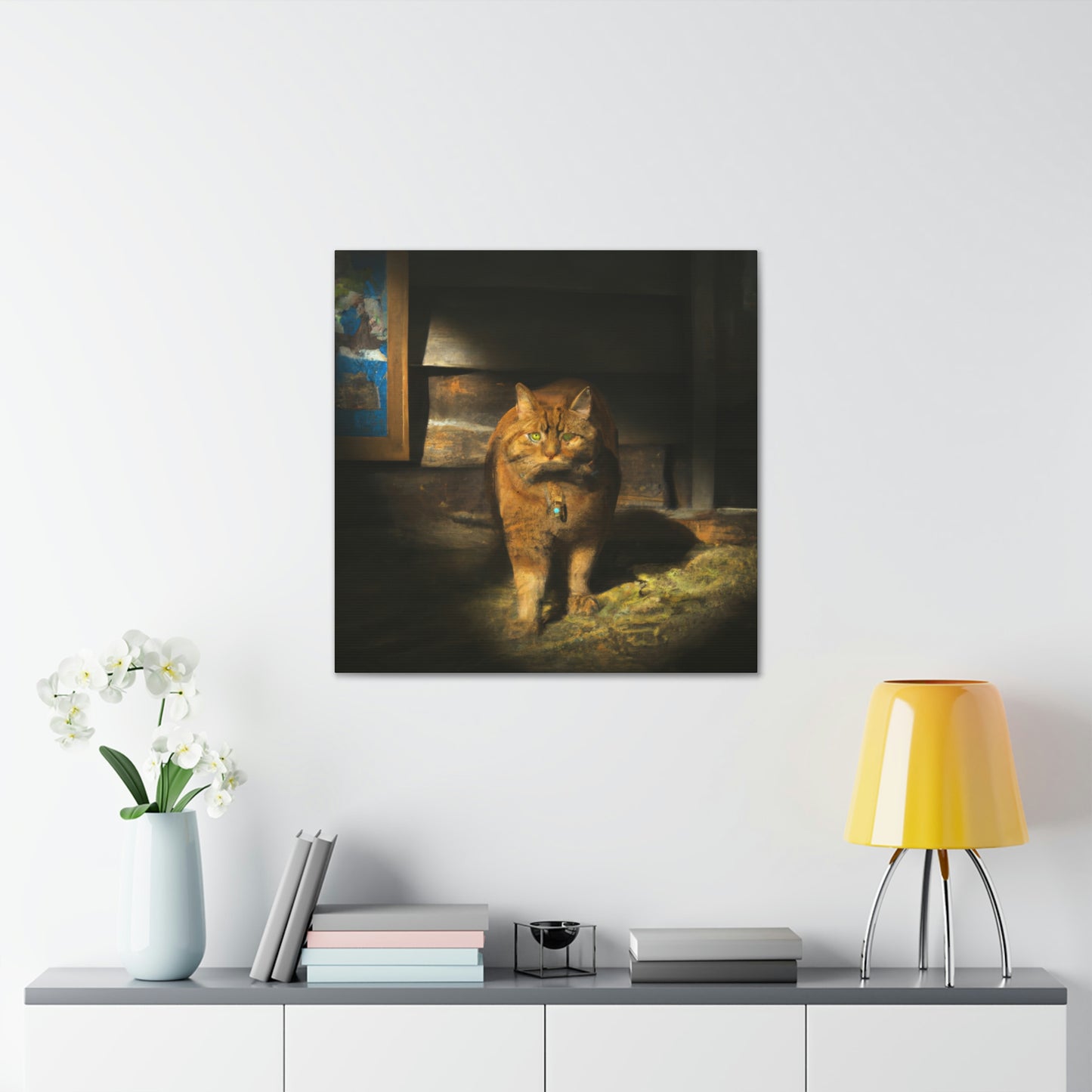 Purr of the Barn - Canvas