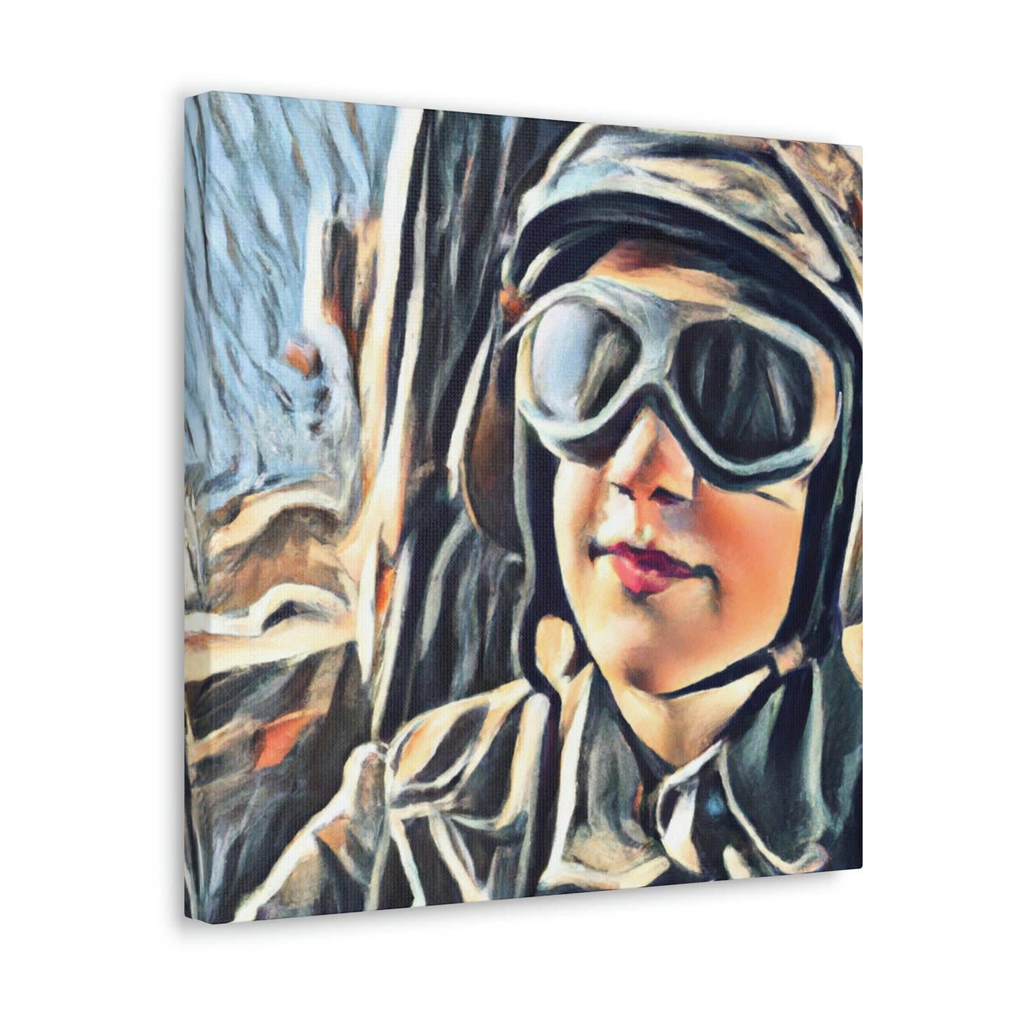 "Blue Skies, Navy Pilot" - Canvas