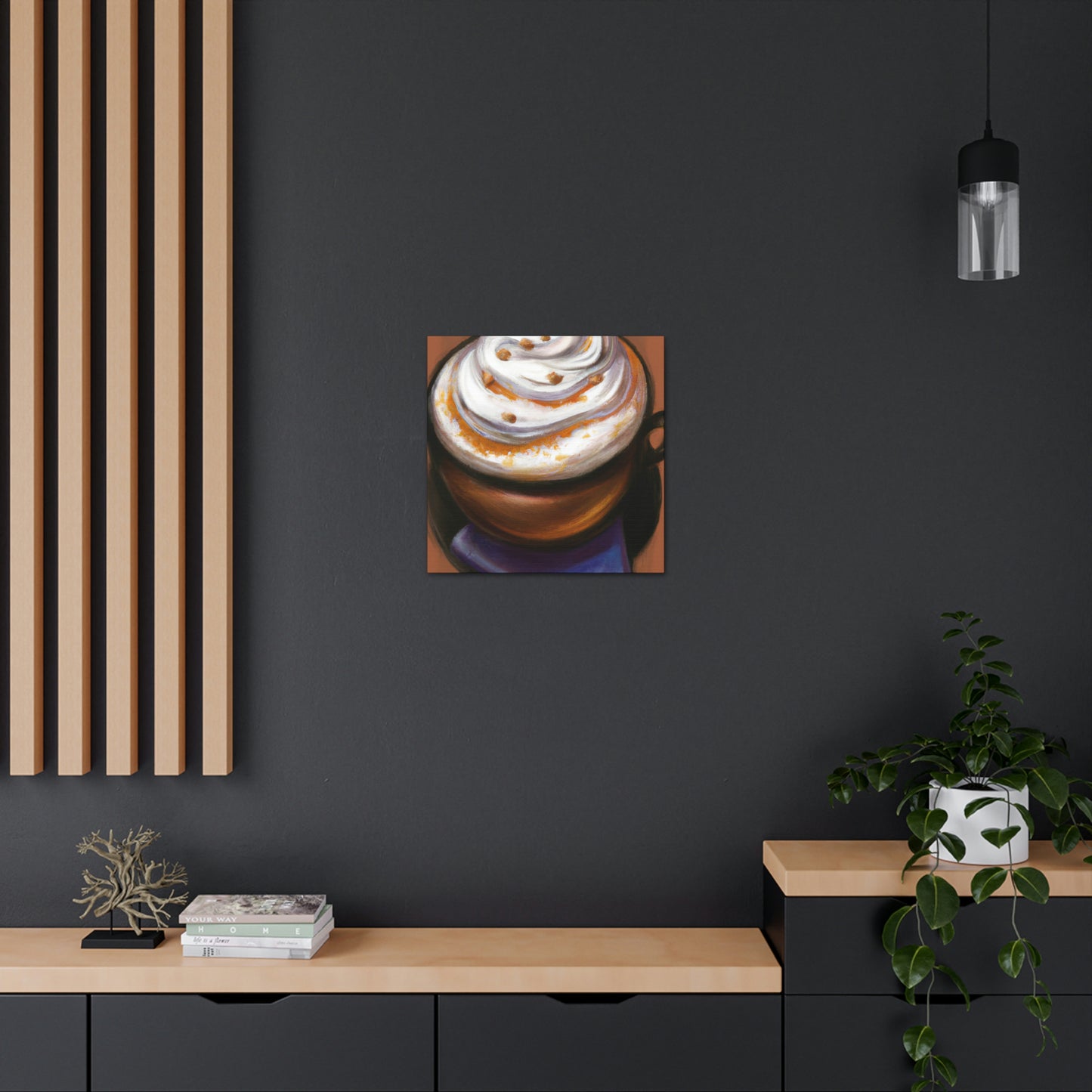 "Cappuccino in Realism" - Canvas