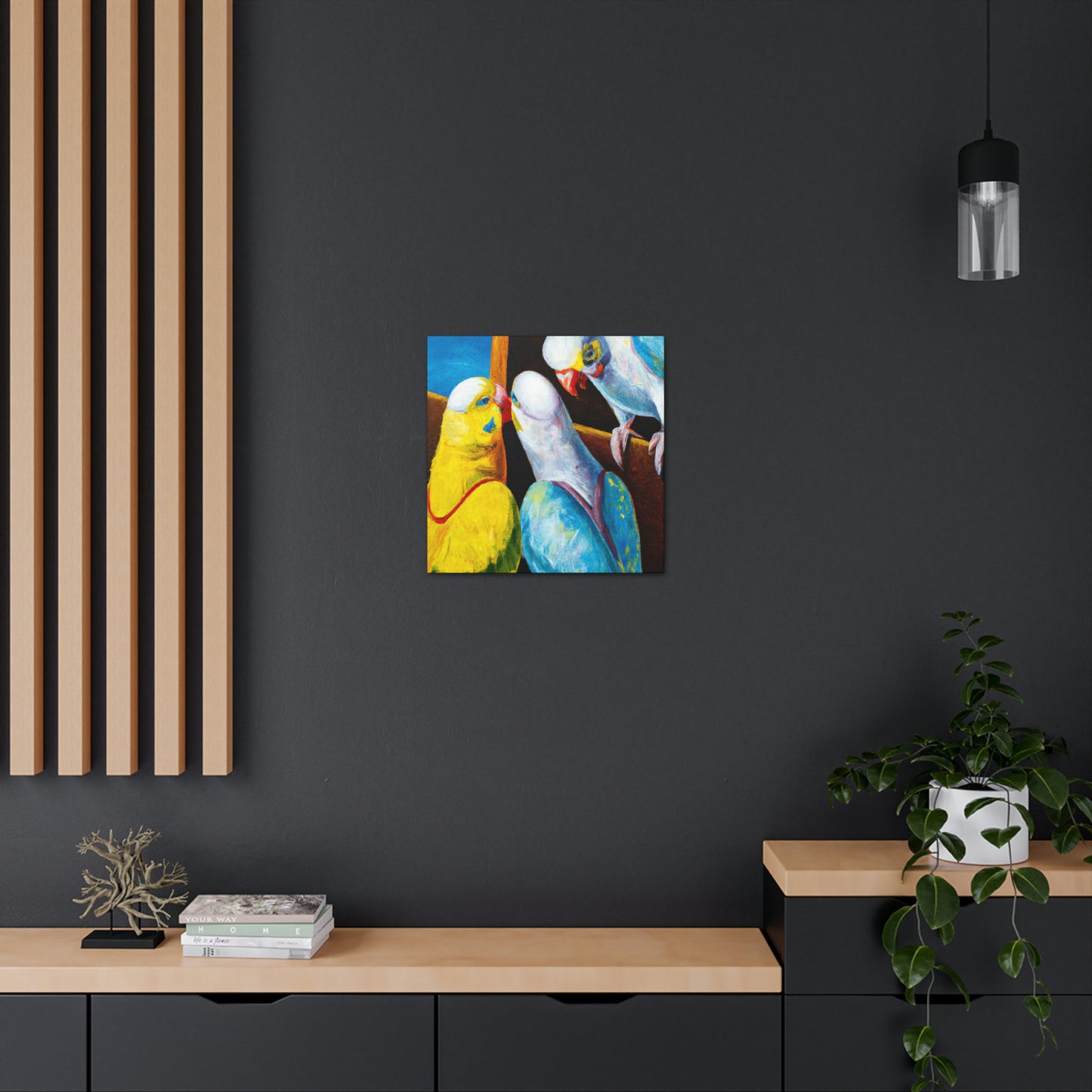 Parakeet Dreamscape - Canvas