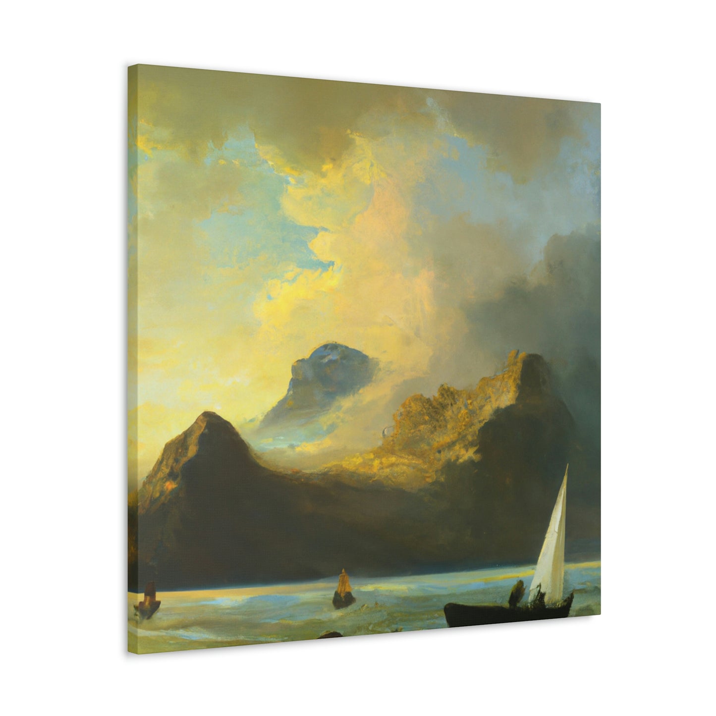 "Dinghy at Dawning Light" - Canvas