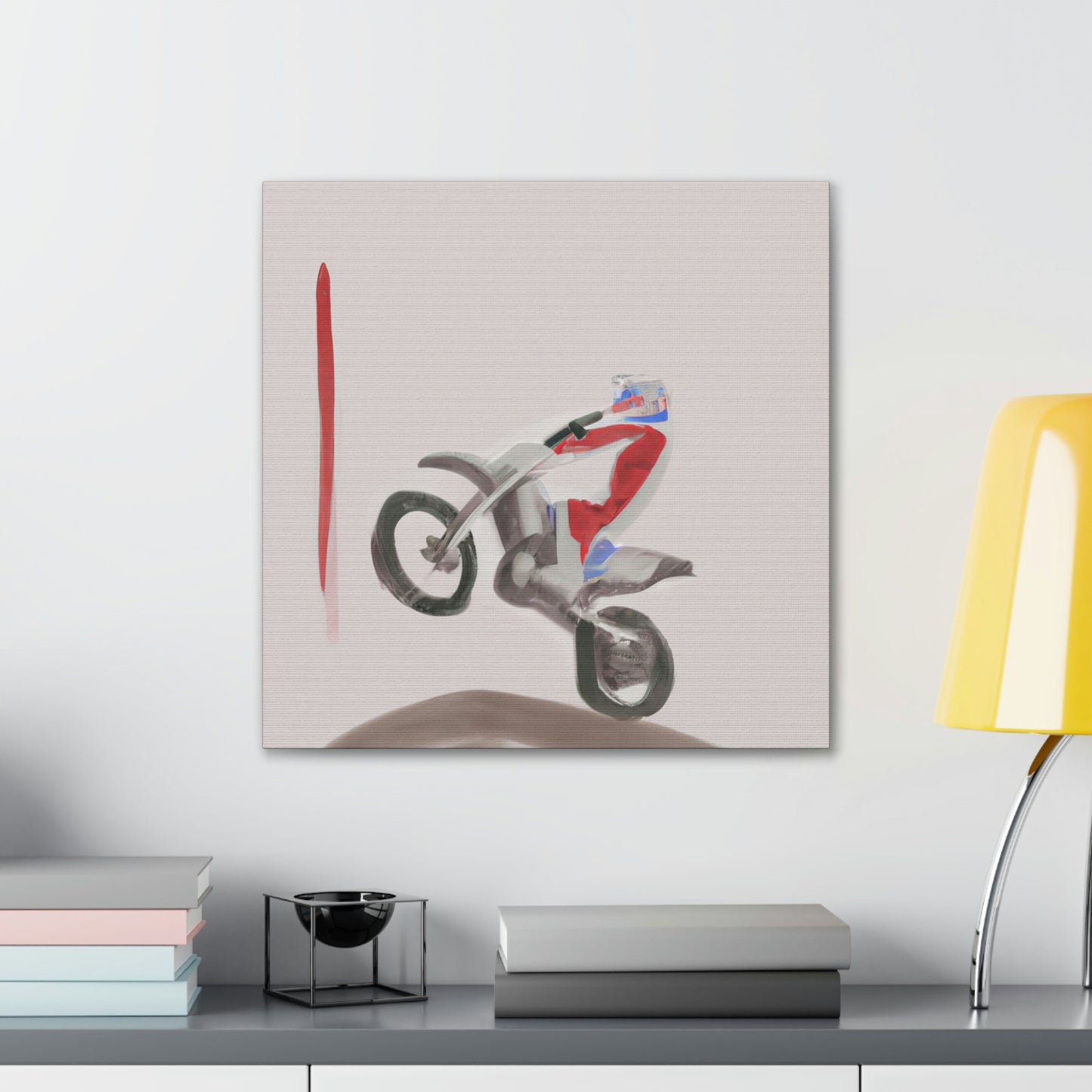 "Motocross and Minimalism" - Canvas