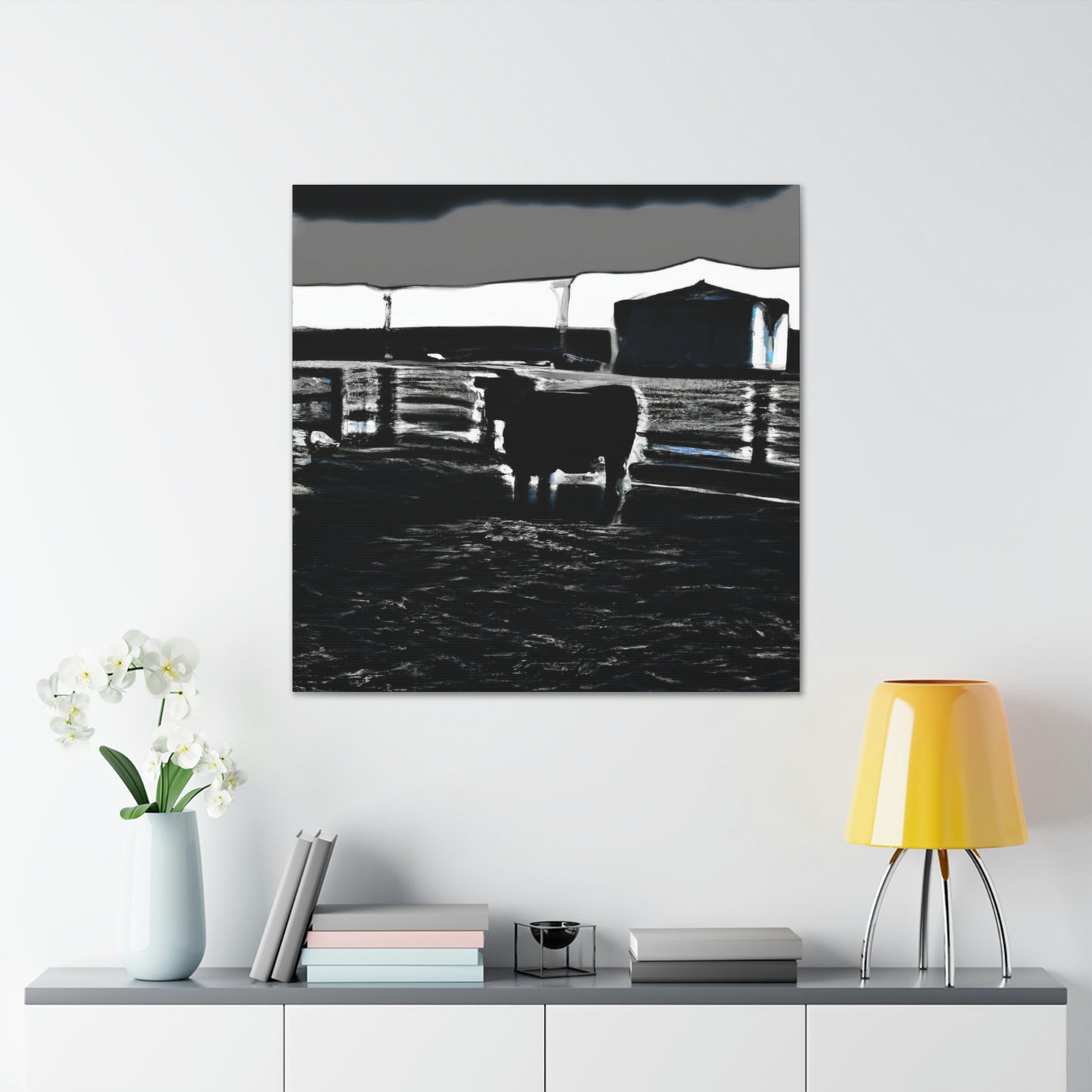 Black Angus Majesty - Canvas