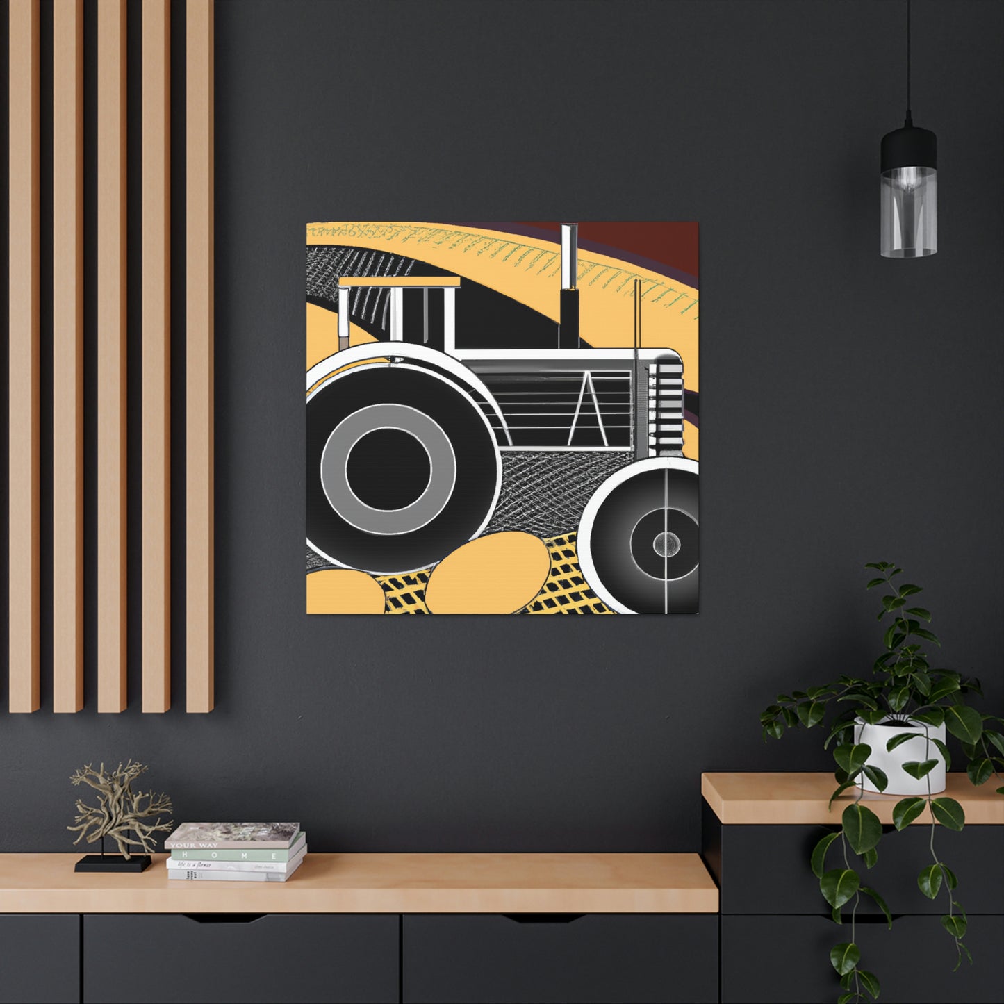 Tractor in the Jazz Age - Canvas