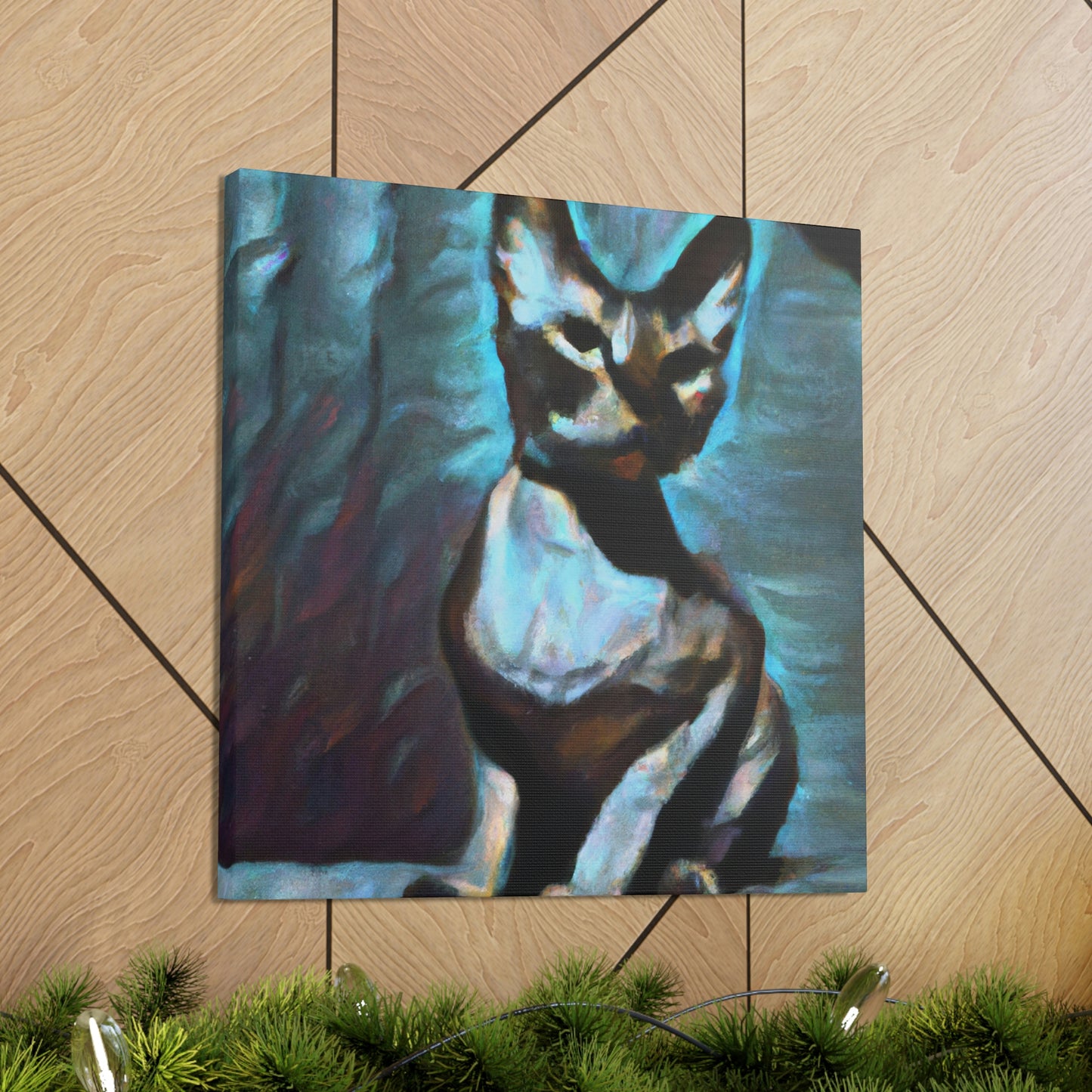 Feline Fauvist Fantasy - Canvas