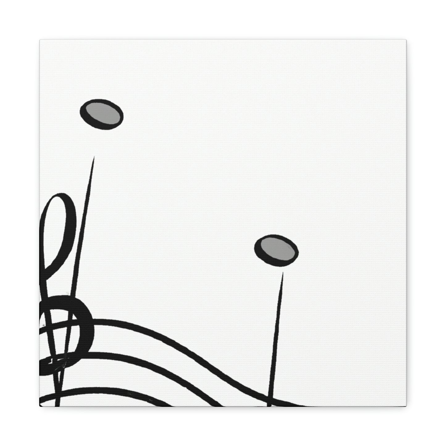 "Music of Minimalism" - Canvas